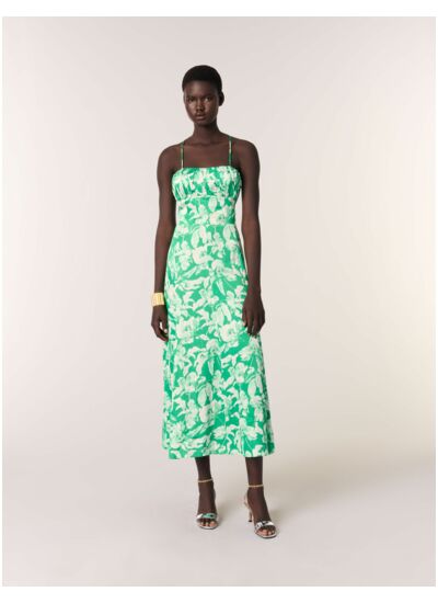 Robe longue imprimée