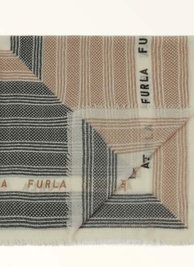 Furla favola shawl 120x120 - lana st.striped rope