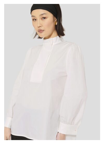 Top Tidore-Blanc en Coton