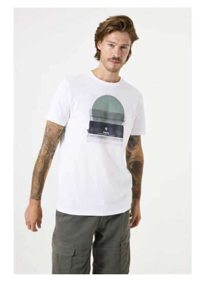 Men T-shirt White