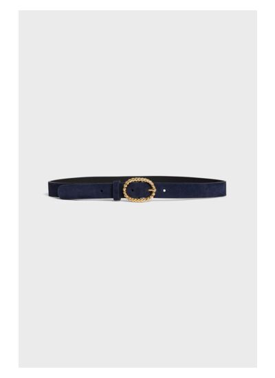 Ceinture Roma En Cuir Velours Roma