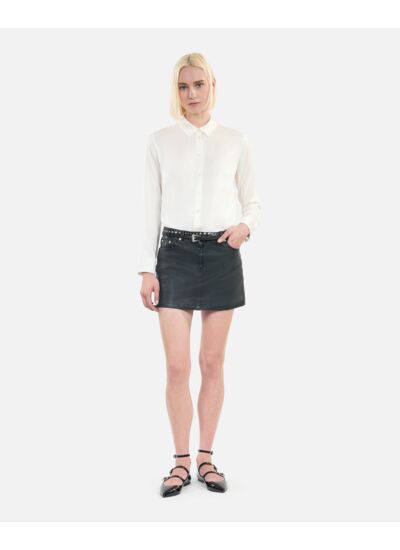 Chemise En Soie Blanche Femme