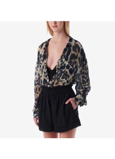 Chemise Fluide Imprimé Léopard Jatkin