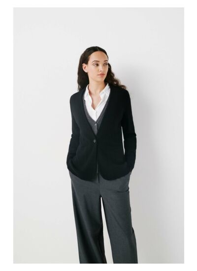 Veste mdiane 100 % laine