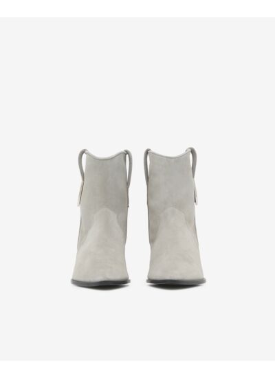 Bottines En Cuir Opale Suede