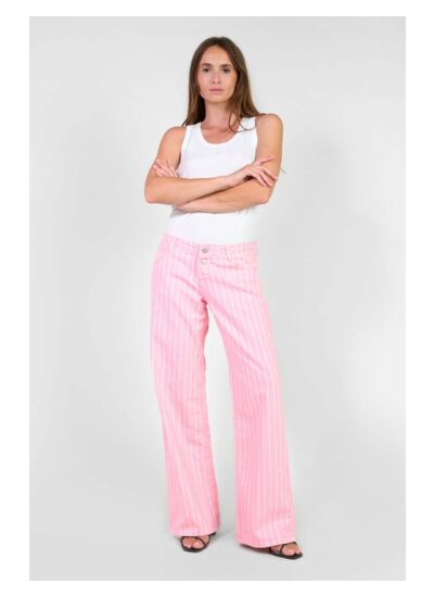 Jeans flare wide leg , longueur 34