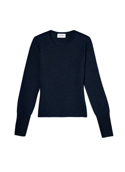 Ras de cou cintré à fentes - Femme - MARINE