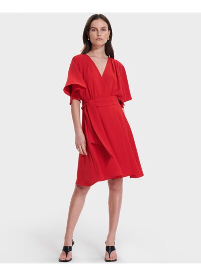 Robe Russel Rouge en Polyester