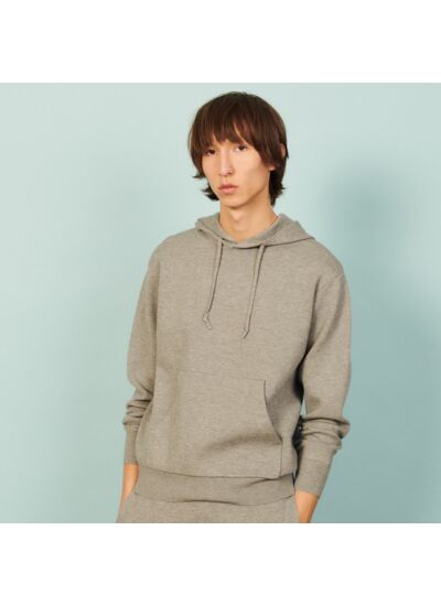 Hoodie en maille tricotée