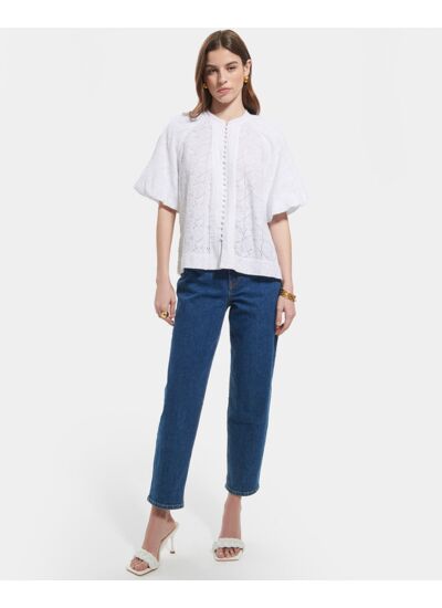 Blouse Bamako Ecru en Coton