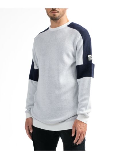 Pull col rond homme