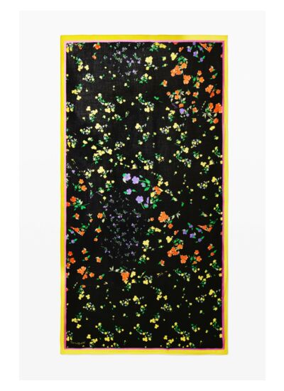 FOULARD MIXED FLOWERS RECTANGLE