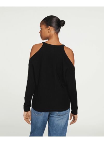 Pull Mara Pull cachemire col v ouverture epaule