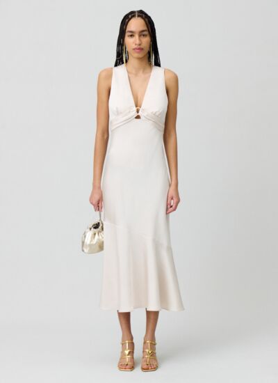 Claudie pierlot Robe longue fluide