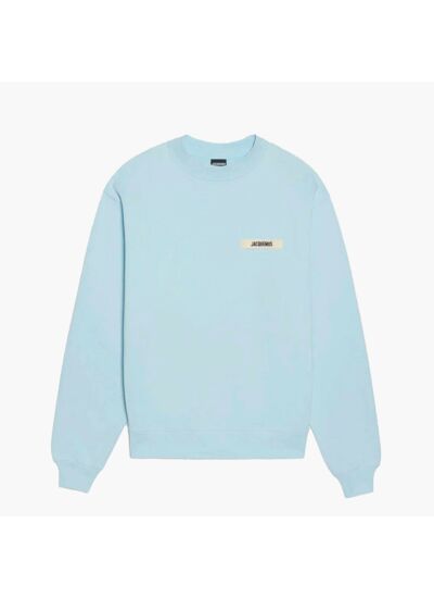 Jacquemus Pull Gros Grain Bleu Clair