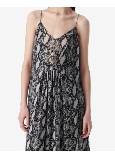 Robe Longue À Imprimé
