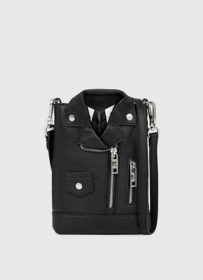 Karl Lagerfeld Ikon crossbody biker jacket
