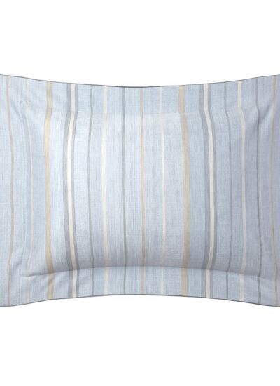 Yves Delorme - Taie d'oreiller en satin bleu, Ombrée