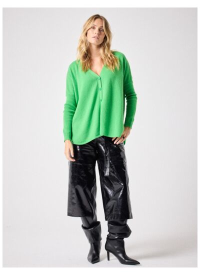 Pull poncho cachemire Alicia TREFLE