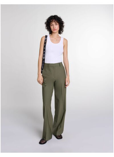 Pantalon de tailleur droit