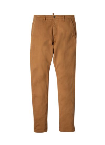 Chino 726 à rayures ton sur ton coupe tapered beige