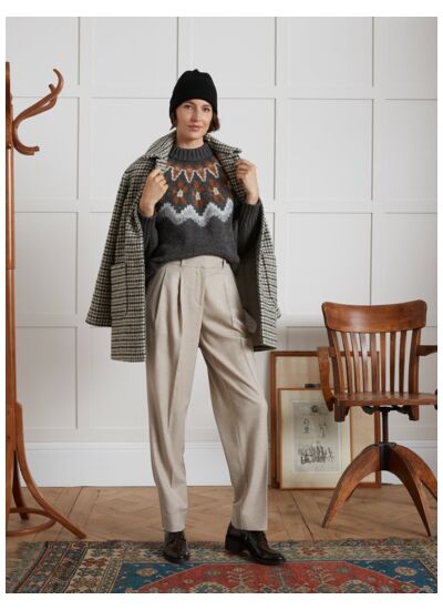 JACQUARD MOHAIR
