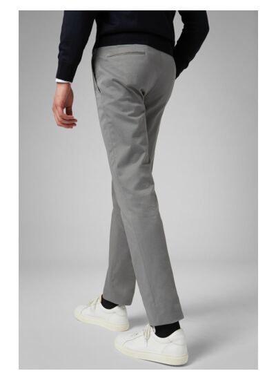 Pantalon En Coton Stretch Coupe Slim