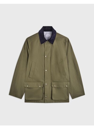 Parka Lancelot en coton kaki