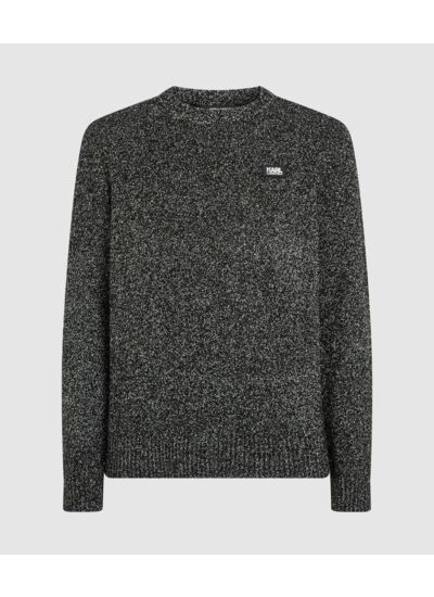 STACK PATCH MELANGE SWEATER