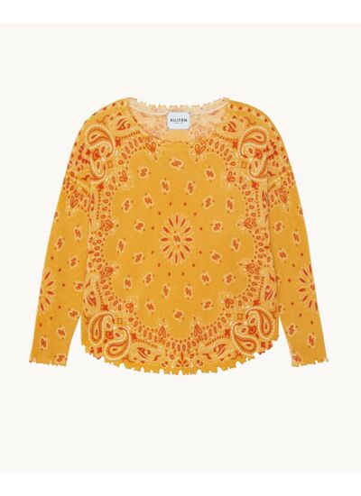 Pull Mela Bandana Bico Pull col rond liquette cachemire