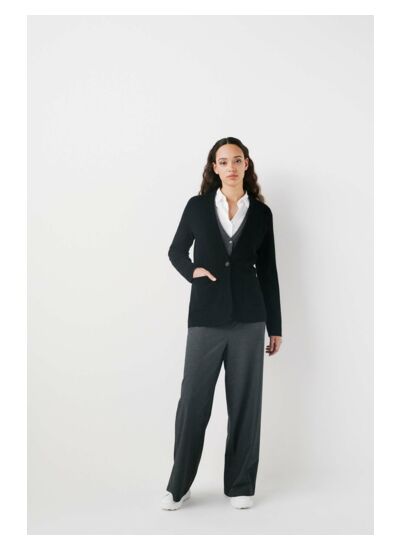 Veste mdiane 100 % laine