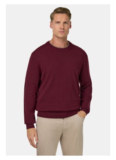 Pull Col Rond En Maille De Cachemire Mélangé