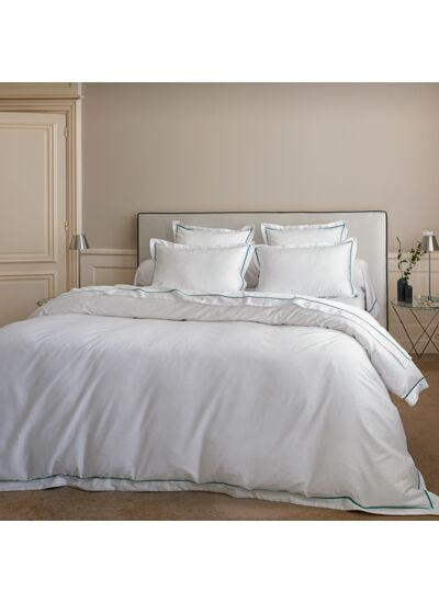 HOUSSE DE COUETTE | Breteuil - Blanc/Vert