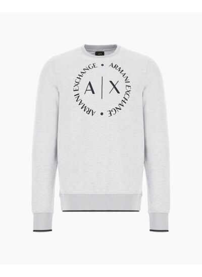 Sweat-shirt - gris chiné