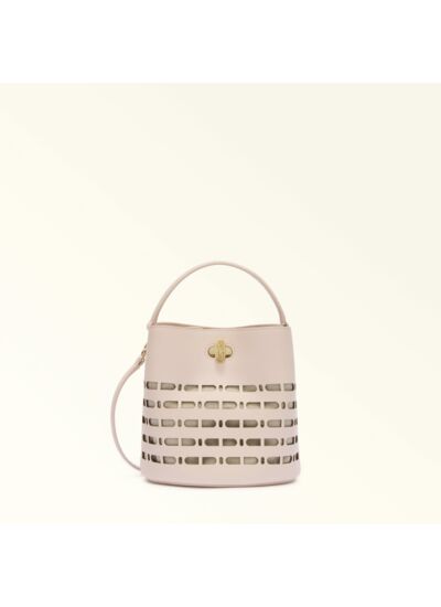 DANAE MINI BUCKET BAG - VITELLO SIDNEY TRAFORATO