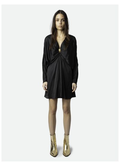 CARA BOOTS WRINKLED METAL