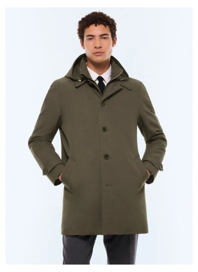 Parka en tissu technique déperlant