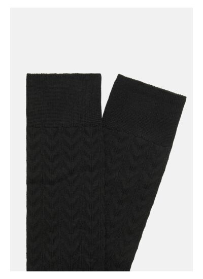 Chaussettes À Effet Texturé En Coton Mélangé