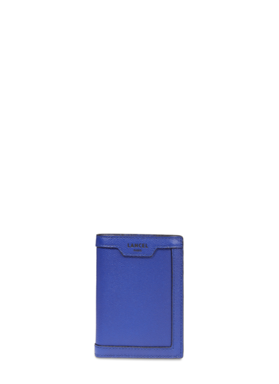 Charlie de lancel - portefeuille europeen 9 fentes carte - bleu