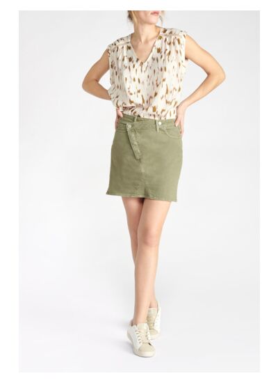 Jupe droite en jeans ALOFI