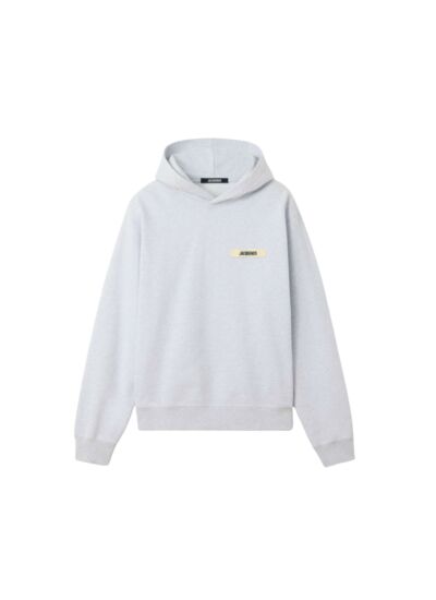 Jacquemus Hoodie Gros Grain Gris Clair