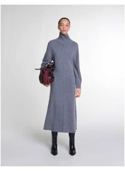 Robe longue en maille