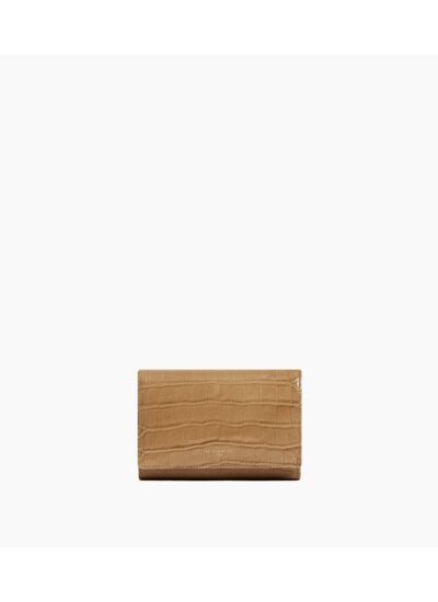 Portefeuille Emilie en cuir effet croco