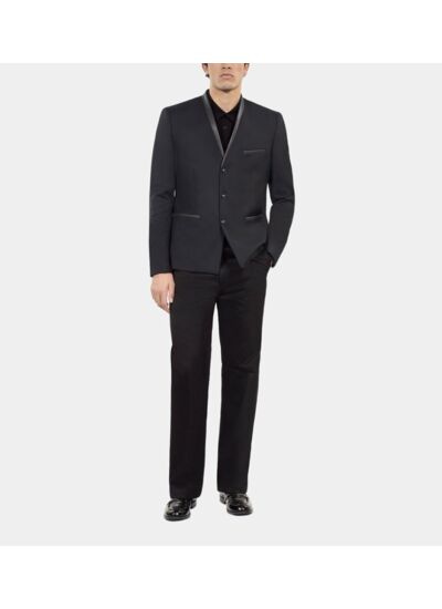 Blazer En Laine Noir Homme