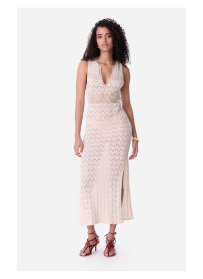 Robe Longue Elka En coton et laine