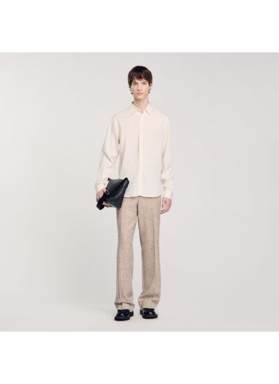 Chemise fluide à manches longues