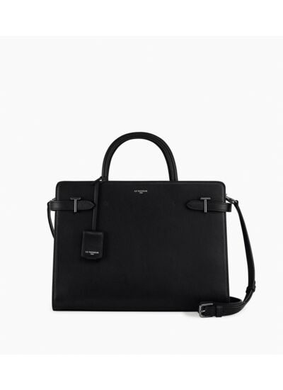 Grand sac à main Emilie en cuir grainé