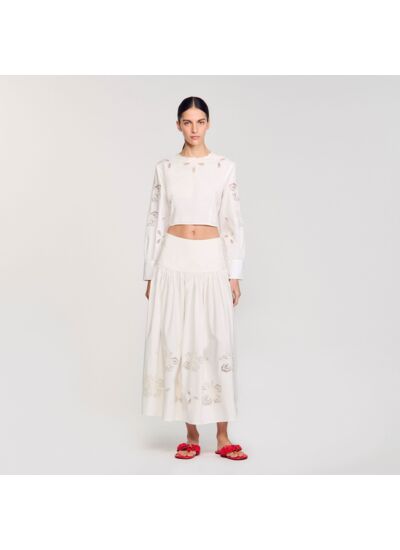 Top court en popeline