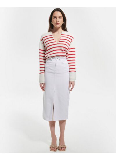 Jupe Jude Blanc en Coton