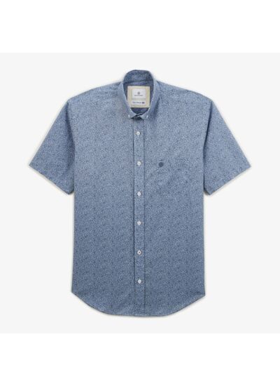 Chemise manches courtes regular orage imprimé fleurs